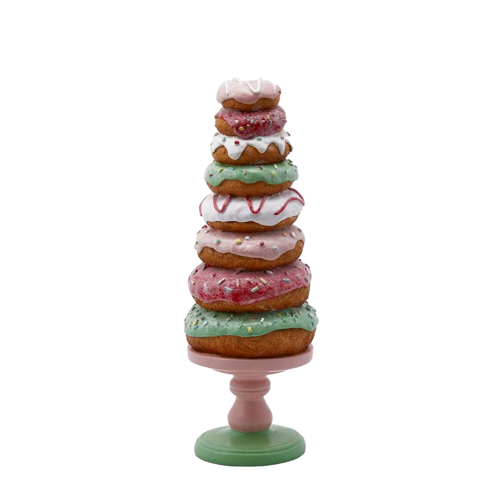 Pino Candy EDG con ciambelle decorazione natalizia