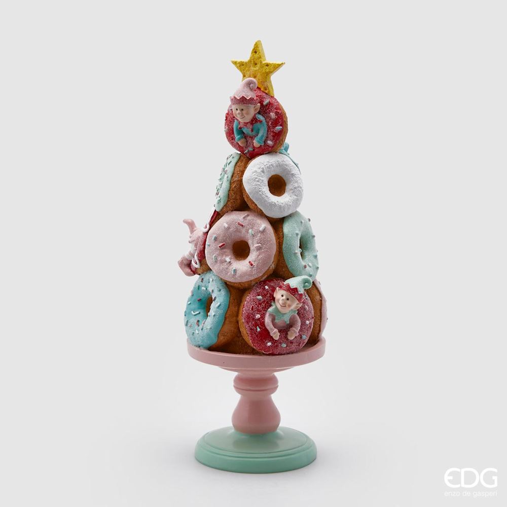 Pino Candy EDG in polyresina H33 decorazione natalizia